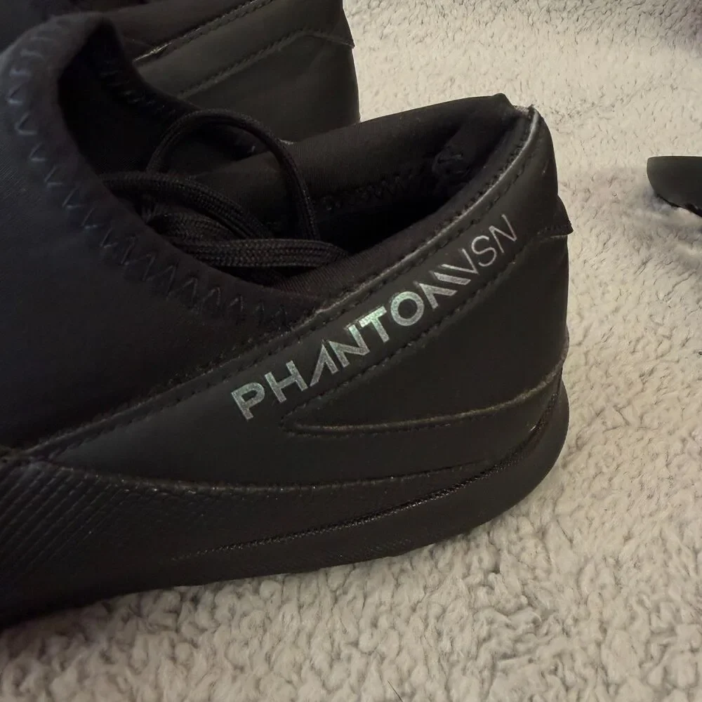 NIKE Phantom Vision Black Soccer Sneaker Mens 11 Black Shoes CD4173-010